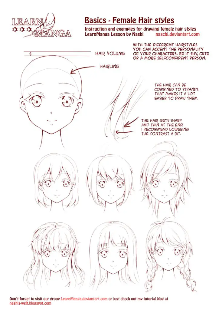 hairstyles drawing reference male 
20