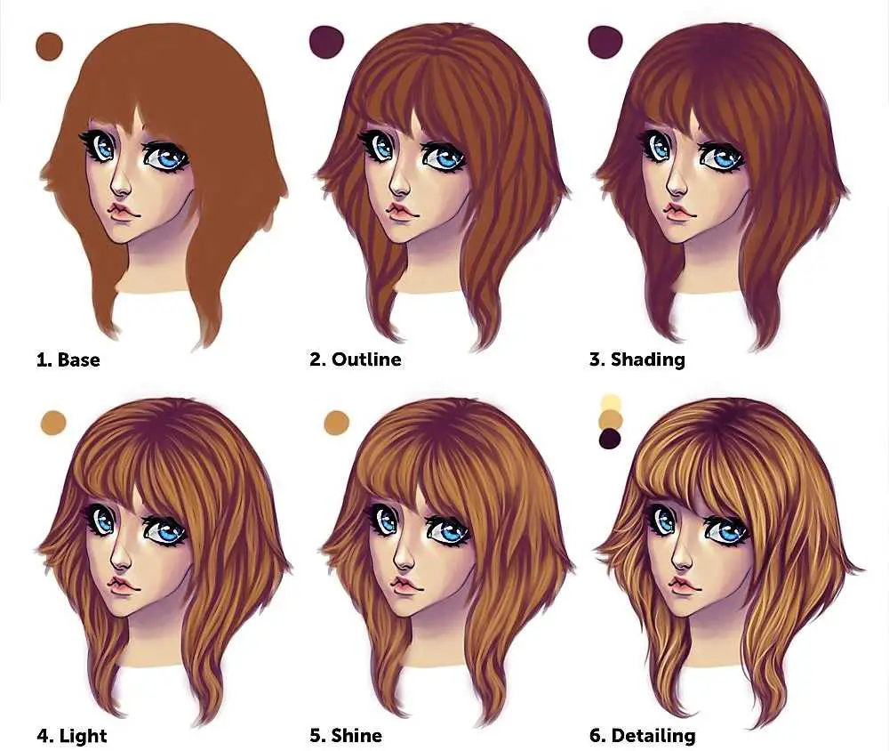 Girl Hairstyles Drawing Reference 30 1