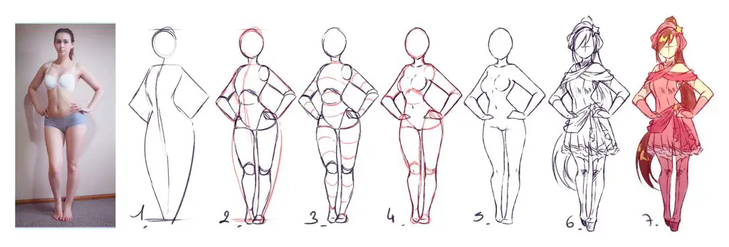anime anatomy reference Anime anatomy poses Anime anatomy practice Anime anatomy drawing Anime girl anatomy poses 13