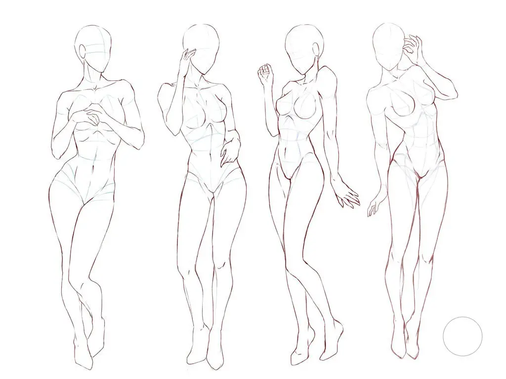 Anime Body Reference Anime Body Poses Anime Body Reference Female Male 12 1