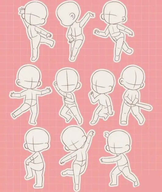 Anime Chibi Poses Made Easy: Cutest Chibi References - Art Reference Point