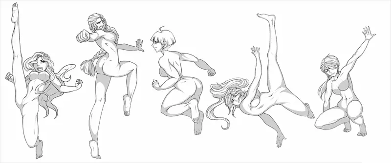Anime Fighting Poses Anime Fighting Drawing Anime Action Poses Female Anime Action Poses Male Fighting Poses Female Anime Fighting Reference 10 1
