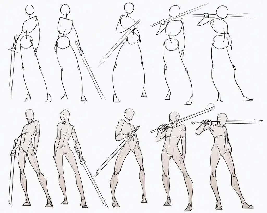Anime Fighting Poses Anime Fighting Drawing Anime Action Poses Female Anime Action Poses Male Fighting Poses Female Anime Fighting Reference 11 1
