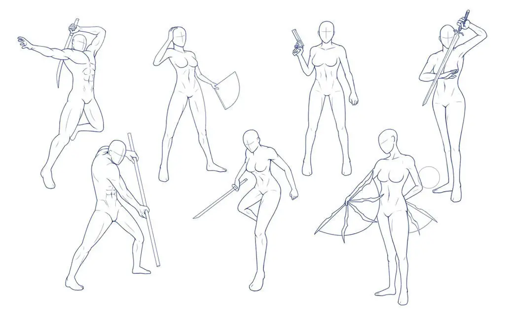 Anime Fighting Poses Anime Fighting Drawing Anime Action Poses Female Anime Action Poses Male Fighting Poses Female Anime Fighting Reference 13 1