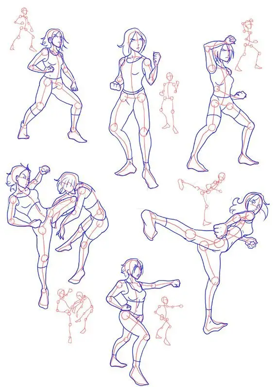 Anime Fighting Poses Anime Fighting Drawing Anime Action Poses Female Anime Action Poses Male Fighting Poses Female Anime Fighting Reference 25 1
