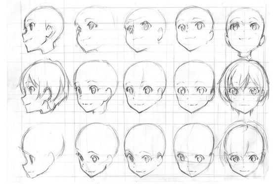 anime head reference anime head reference male anime head reference female anime head base anime head sketch anime face angles reference 16
