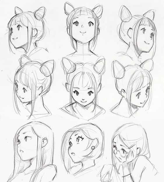 anime head reference anime head reference male anime head reference female anime head base anime head sketch anime face angles reference 19