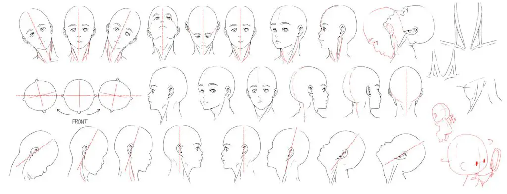 anime head reference anime head reference male anime head reference female anime head base anime head sketch anime face angles reference 3