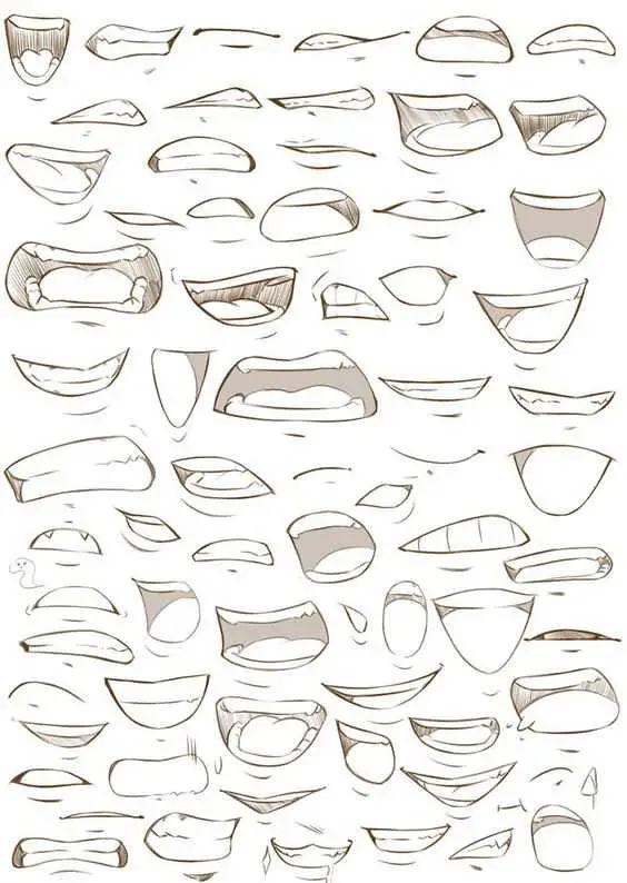 anime mouth reference Anime lip reference anime mouth reference male Anime mouth smirk Anime mouth drawing Anime mouth female anime mouth reference drawing anime mouth reference fangs 15