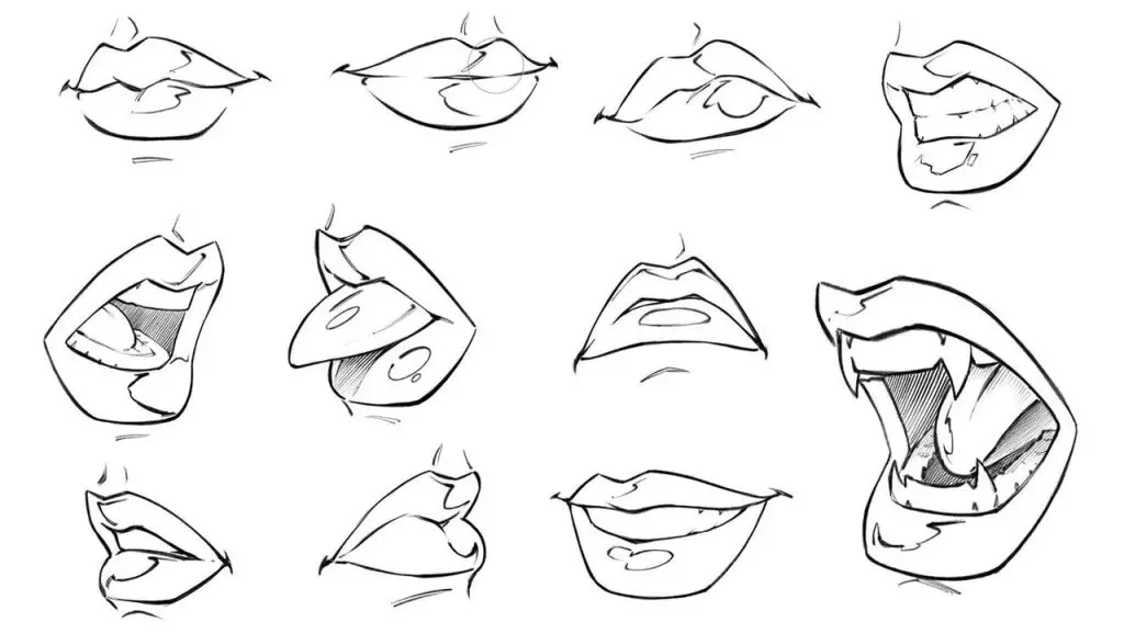 Anime Mouth Reference Anime Lip Reference Drawing Anime Mouth Tutorial Anime Mouth Drawing 4 1 1024x577