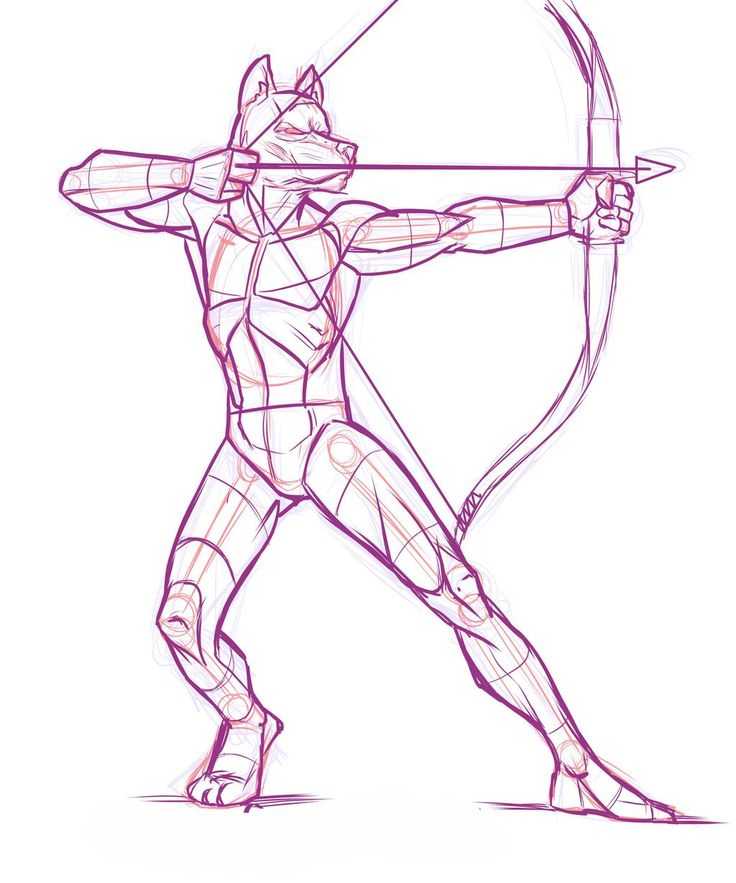 Archer Pose Reference 15