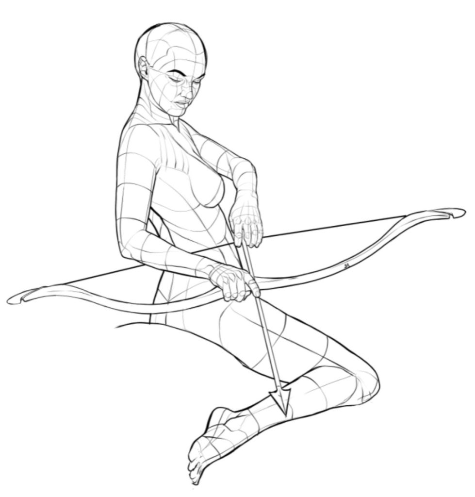 Archer Pose Reference 17 979x1024