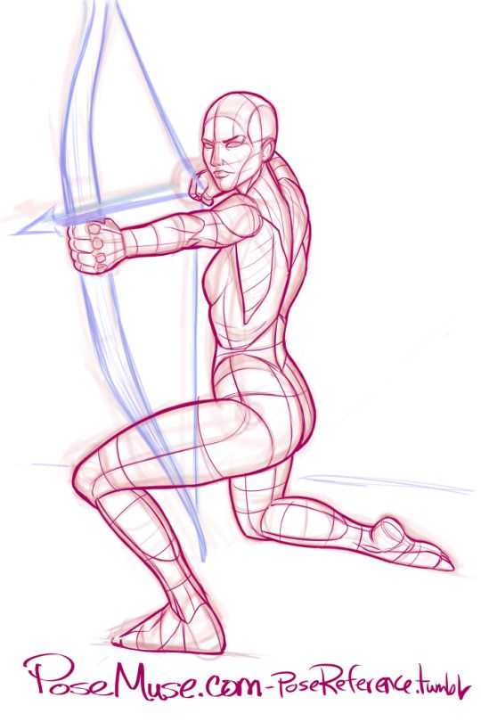 Archer Pose Reference 19