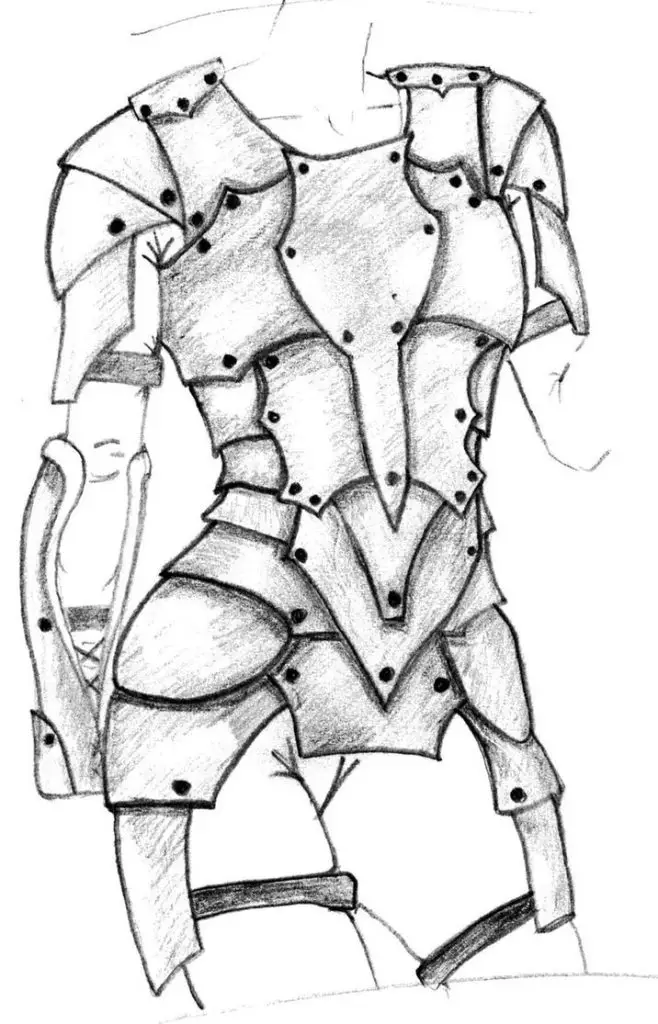 Armor Shield Drawing 25 658x1024