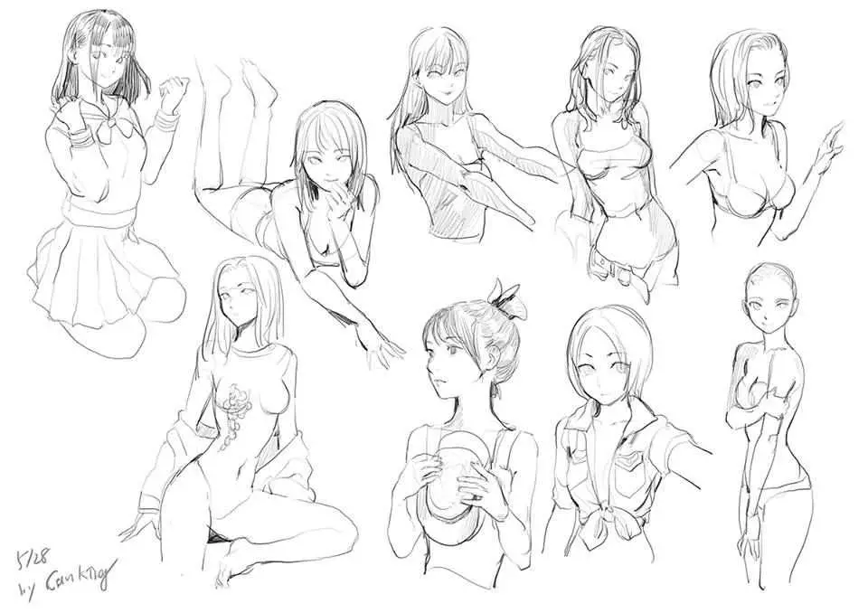 Artist Pose Reference 1