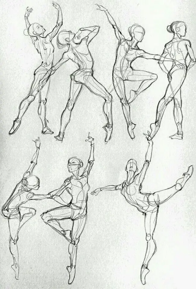 Ballet Pose Reference 4