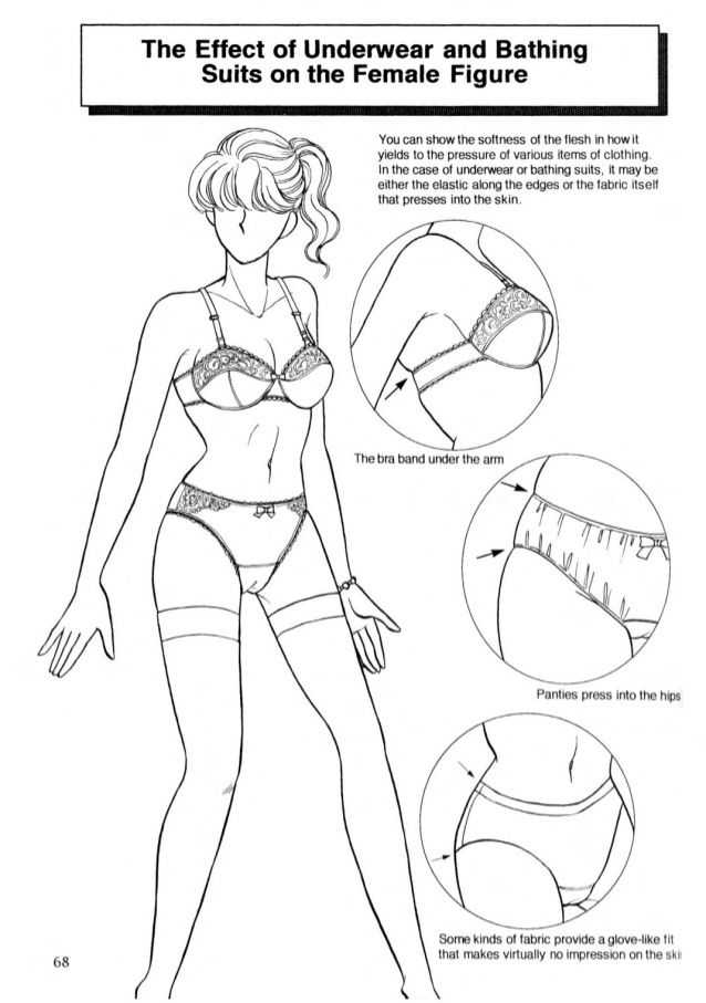Bikini Drawing Reference 17