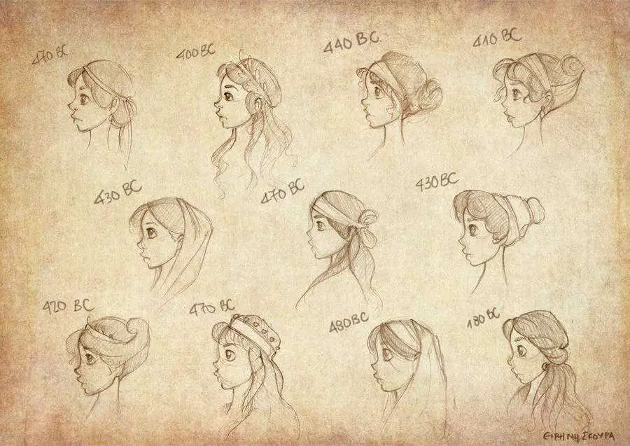 hairstyles drawing reference male  16