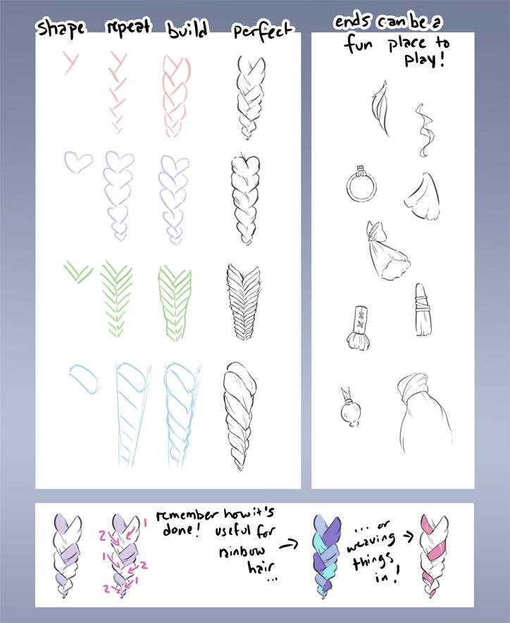 Braid Drawing Reference 8