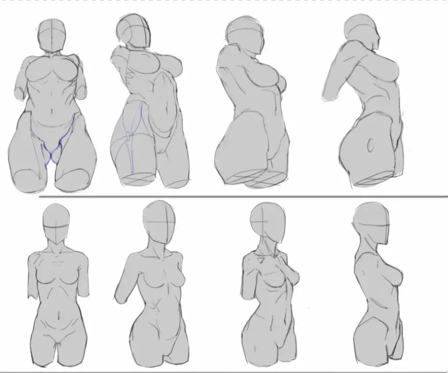 Bust Pose Reference 20