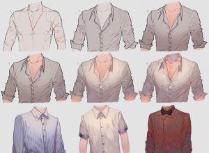 Featured image for button up shirt drawing reference