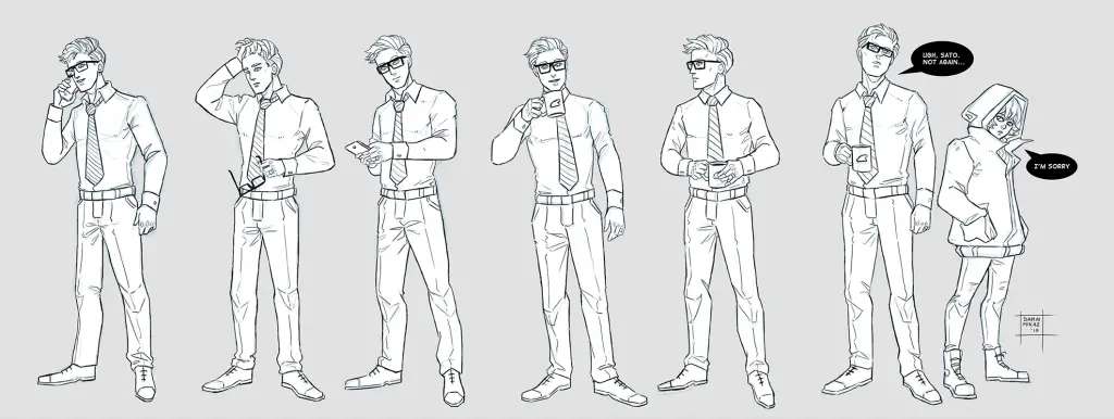 Casual Male Pose Reference 1
