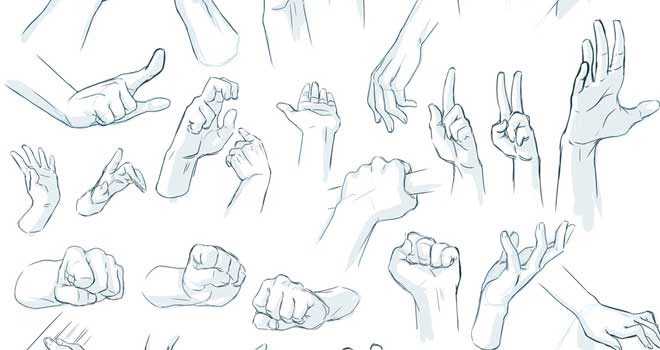 Clenched Fist Drawing Reference 10