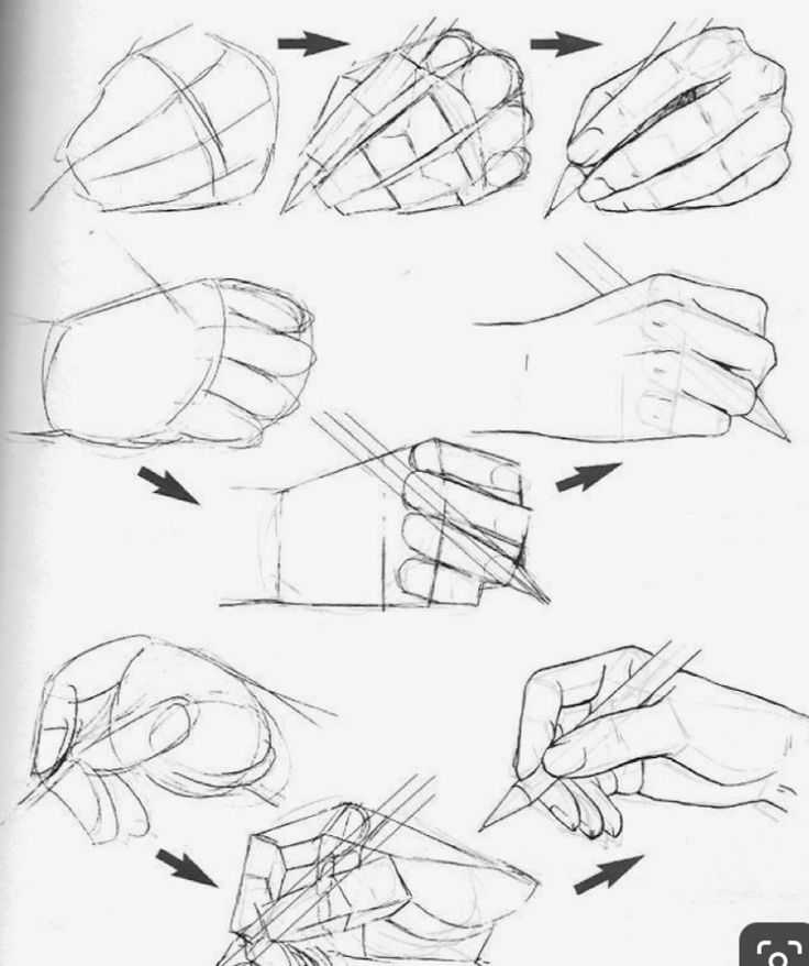 Clenched Fist Drawing Reference 5