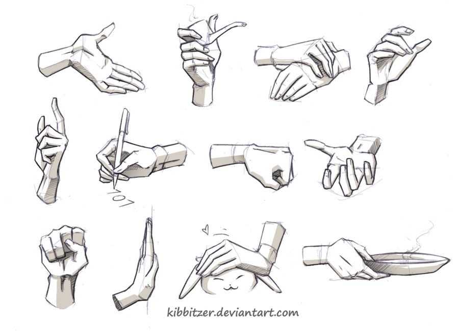 Clenched Fist Drawing Reference 8