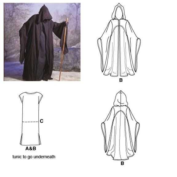 Cloak Drawing Reference 32