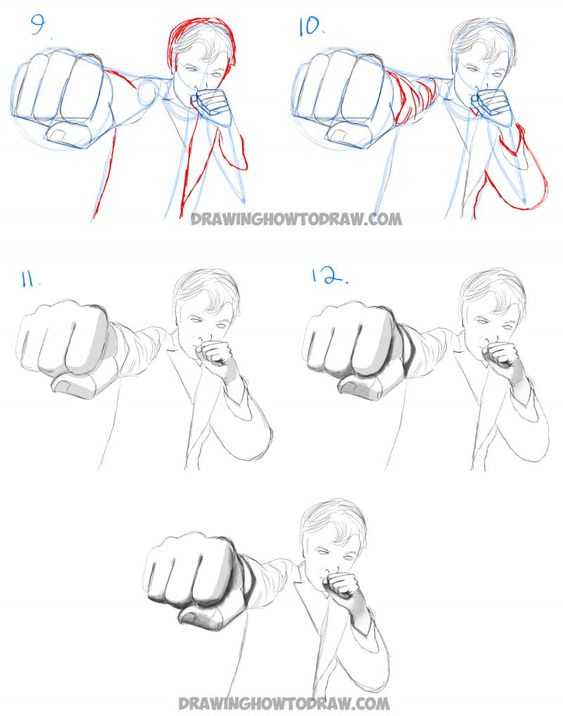 Closed Fist Drawing Reference 8