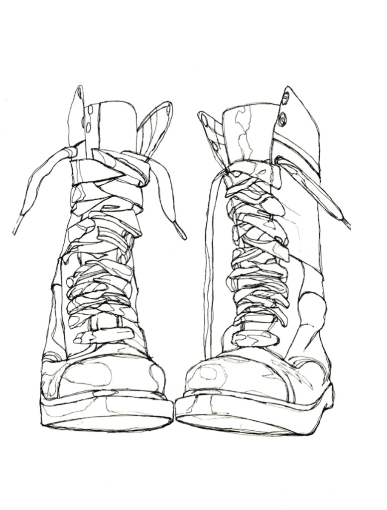 Combat Boots Drawing 17 777x1024