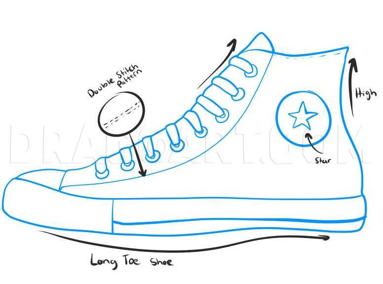 Converse Drawing Reference 11 1