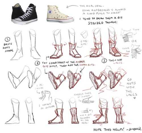 Converse Drawing Reference 3