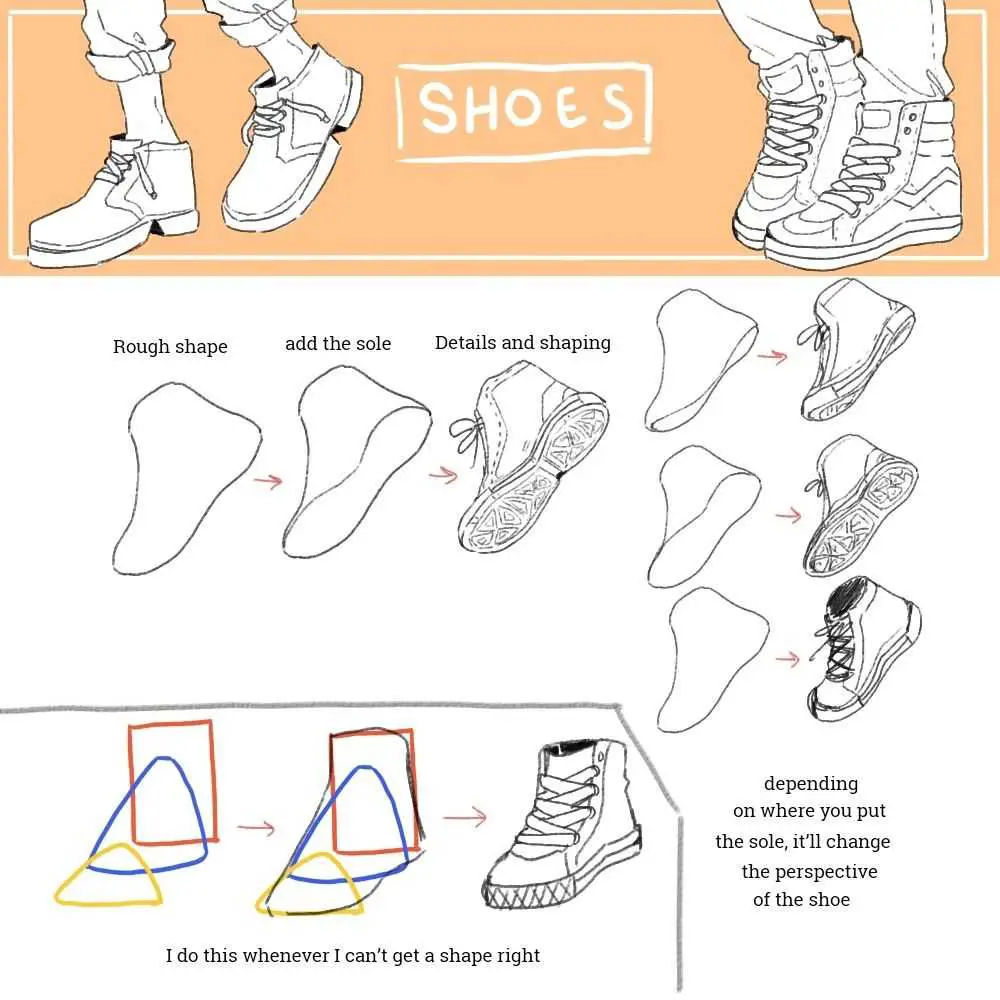 Converse Drawing Reference 9