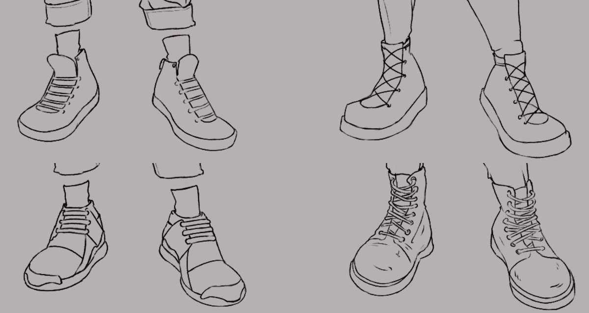 Converse Drawing Reference: Walk the Artistic Path - Art Reference Point