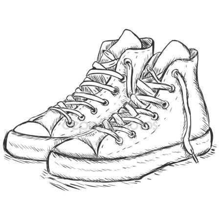 Converse Shoes Drawing Easy 26