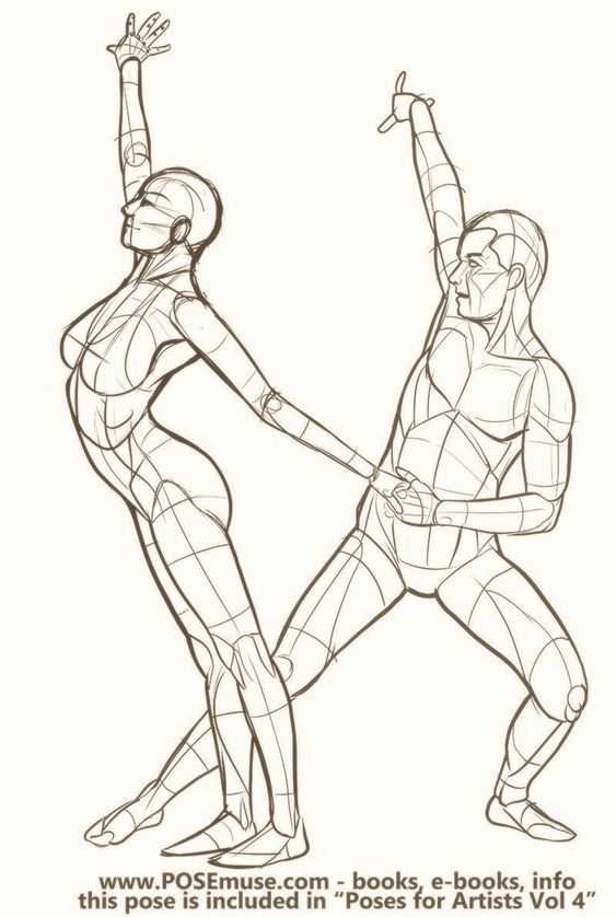 Couple Dancing Art Reference 3