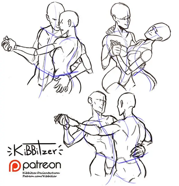 Couple Dancing Pose Reference 2