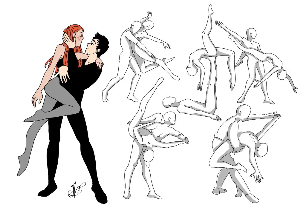Couple Dancing Pose Reference 5 1024x724