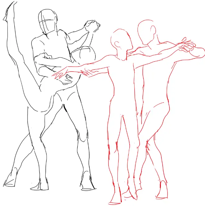 Couple Dancing Pose Reference 6