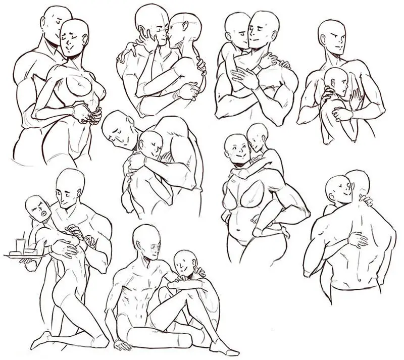 Couple Drawing Reference Couple Pose Reference Couple Poses Drawing Reference Couple Art Reference Couple Dancing Reference 15 1