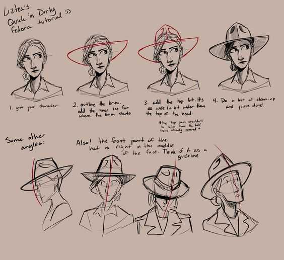 Cowboy Hat Drawing Easy 13