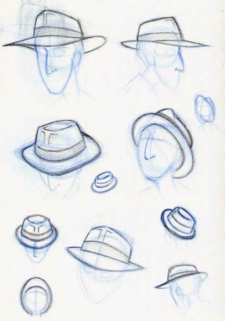 Cowboy Hat Drawing Easy 20 718x1024