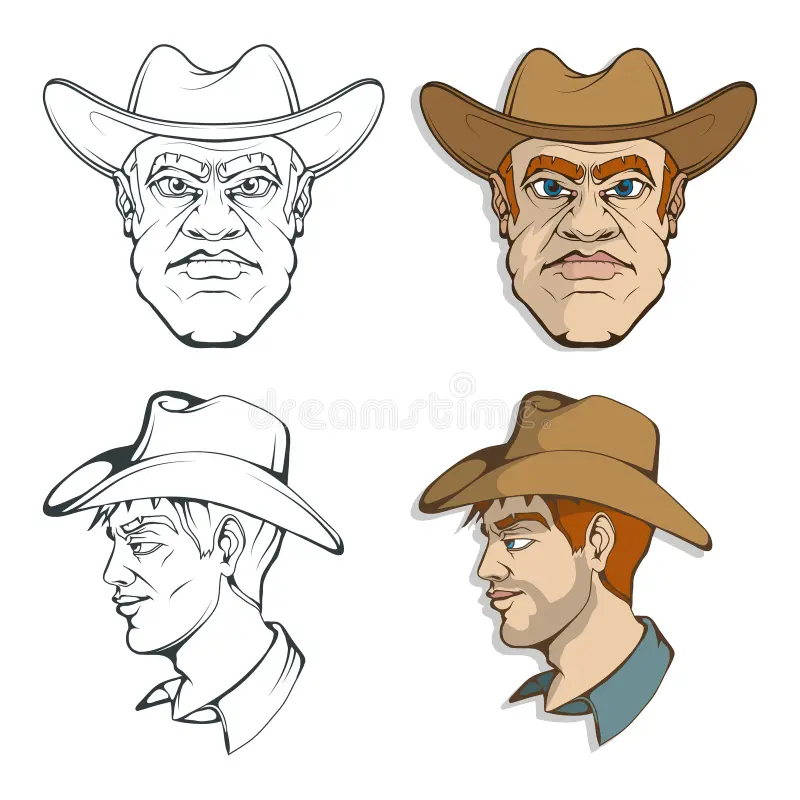 Cowboy Hat Drawing Easy 21