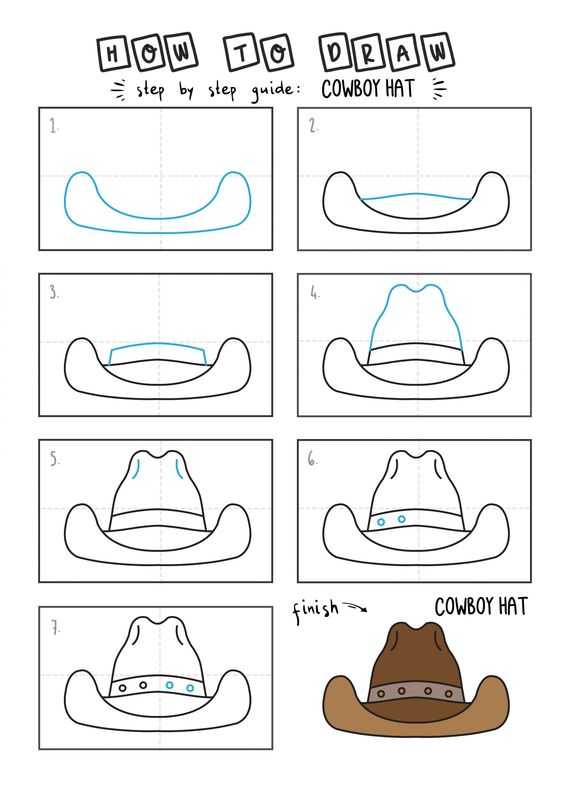 Cowboy Hat Drawing Reference 2