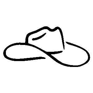 Cowboy Hat Drawing Reference 6