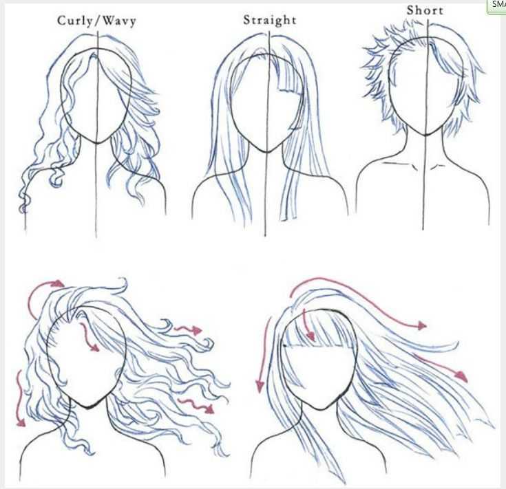 Curly Hair Art Reference 4