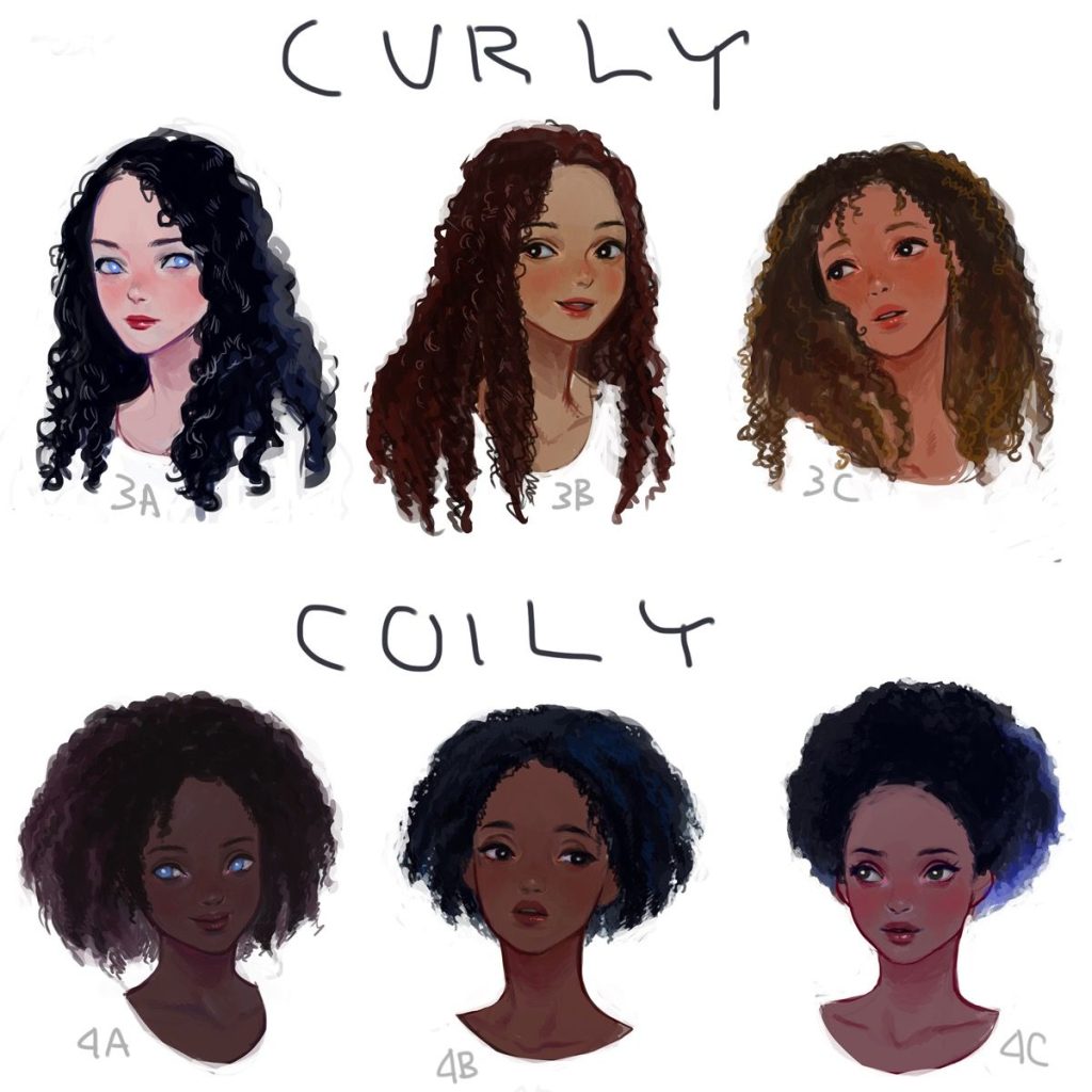 Curly Hair Drawing Reference 9 1024x1024