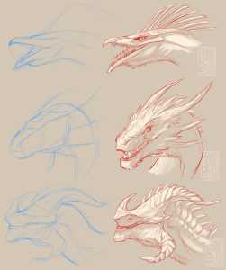 Read more about the article Dragon Drawing Reference: Mightiest Collection for Artists